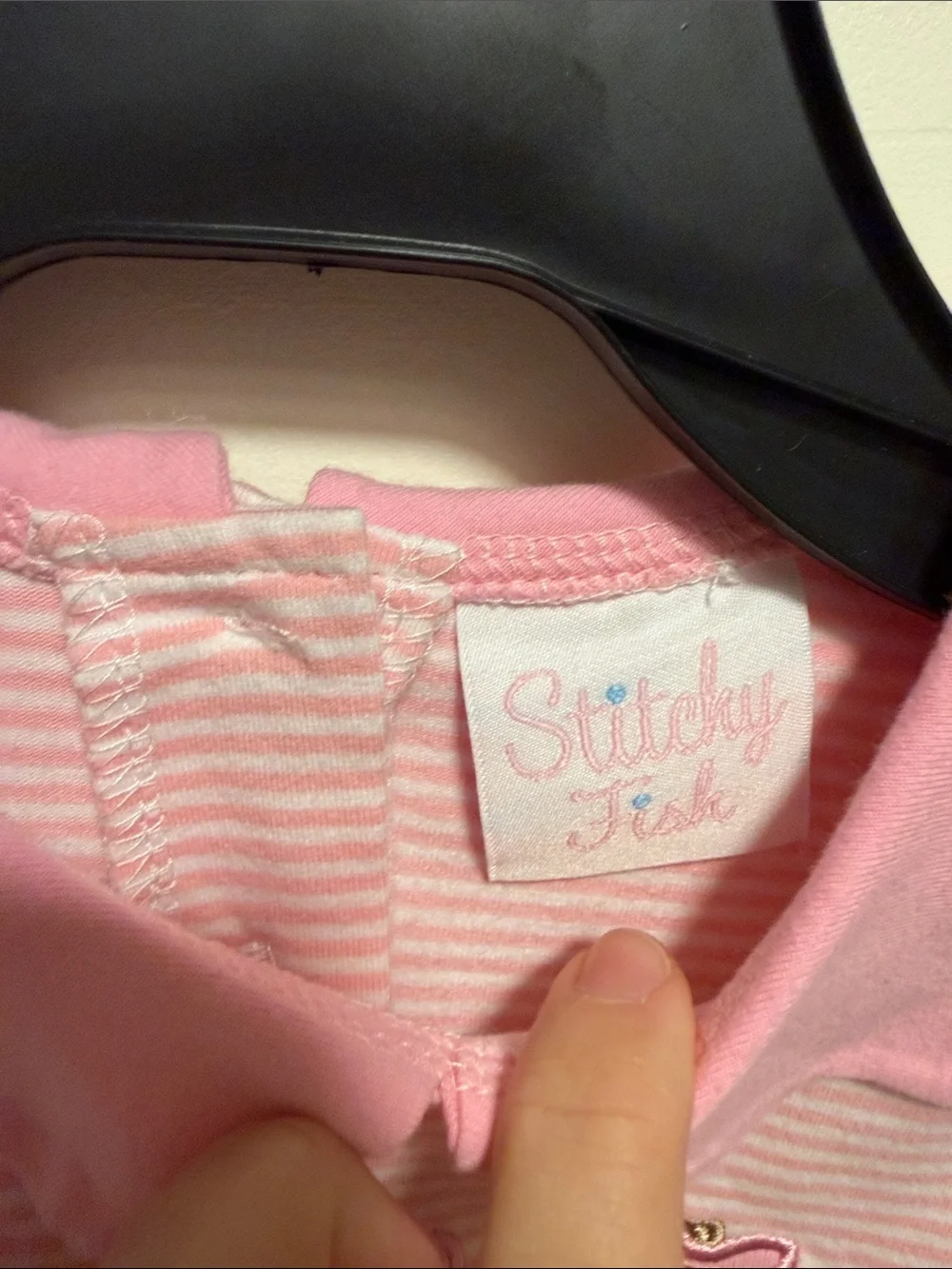 Stitchy Fish soft pink